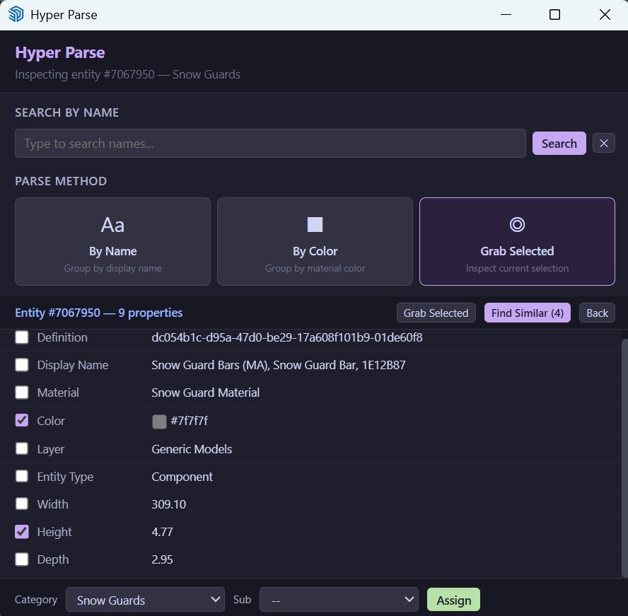 Hyper Parse Grab Selected